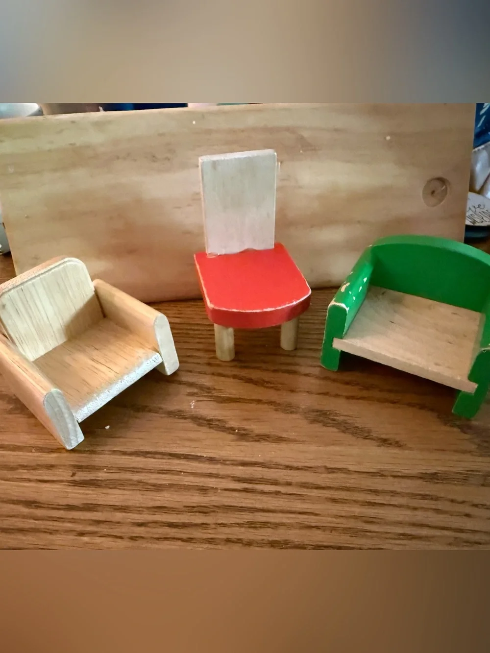 Wood doll furniture